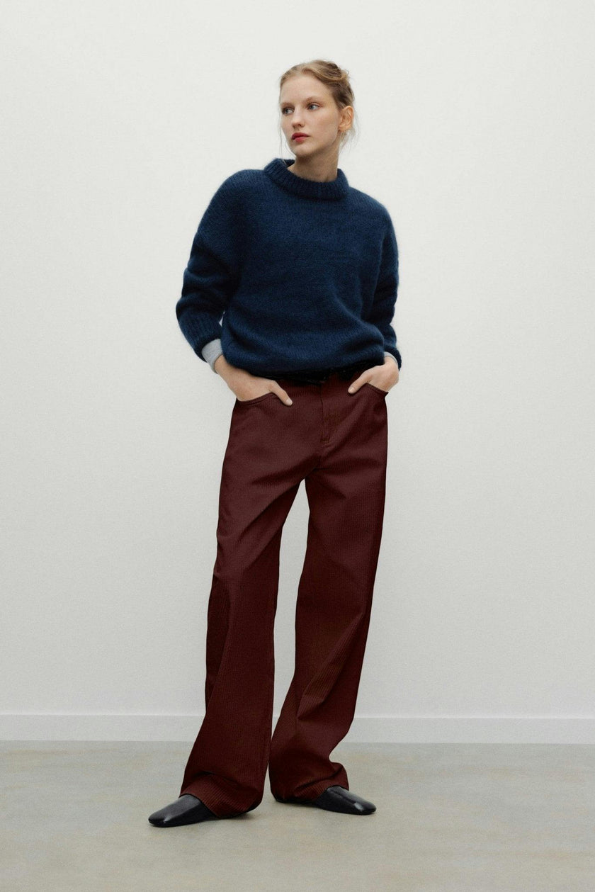 Cozy Woman Jumper Black Iris