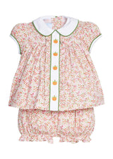 Ruffled Sally Bloomer Set - Pumpkins