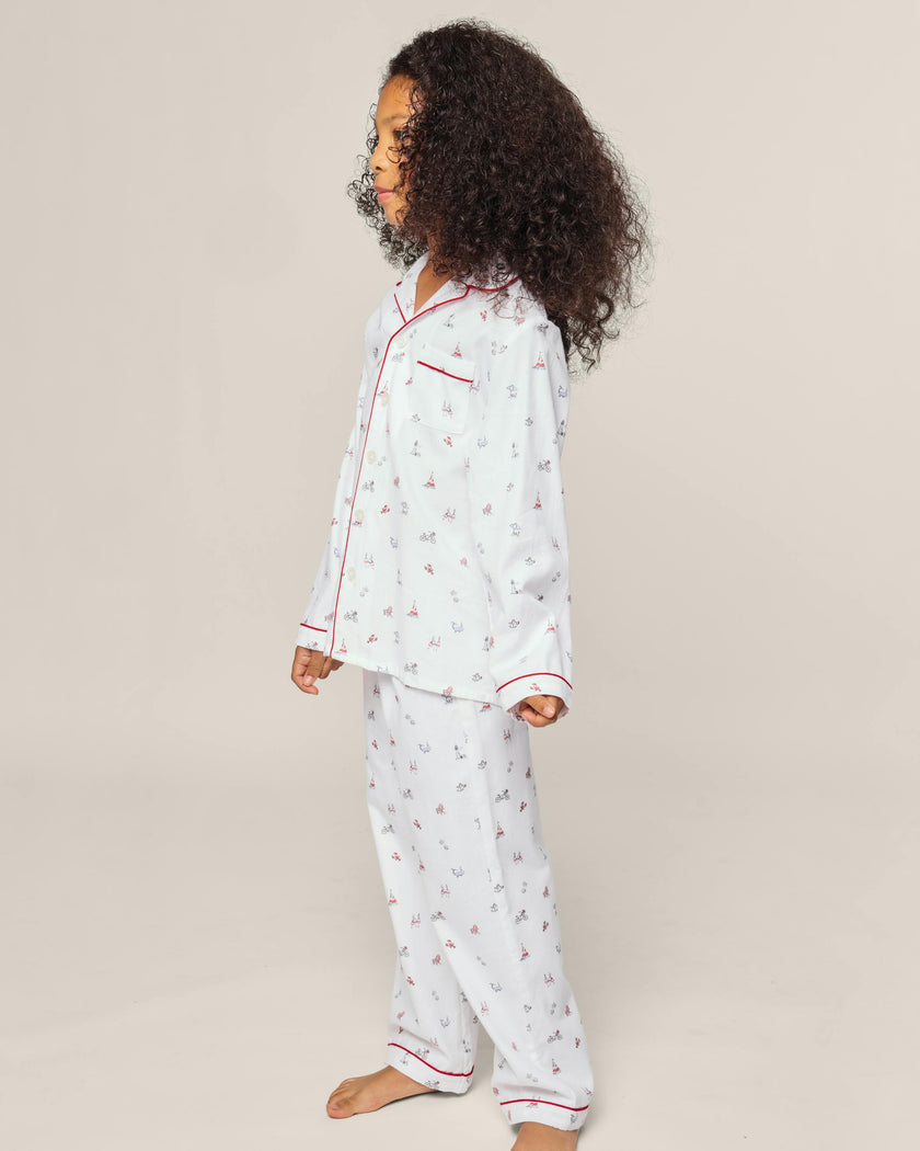 Kid's Twill Pajama in Coastal Charms