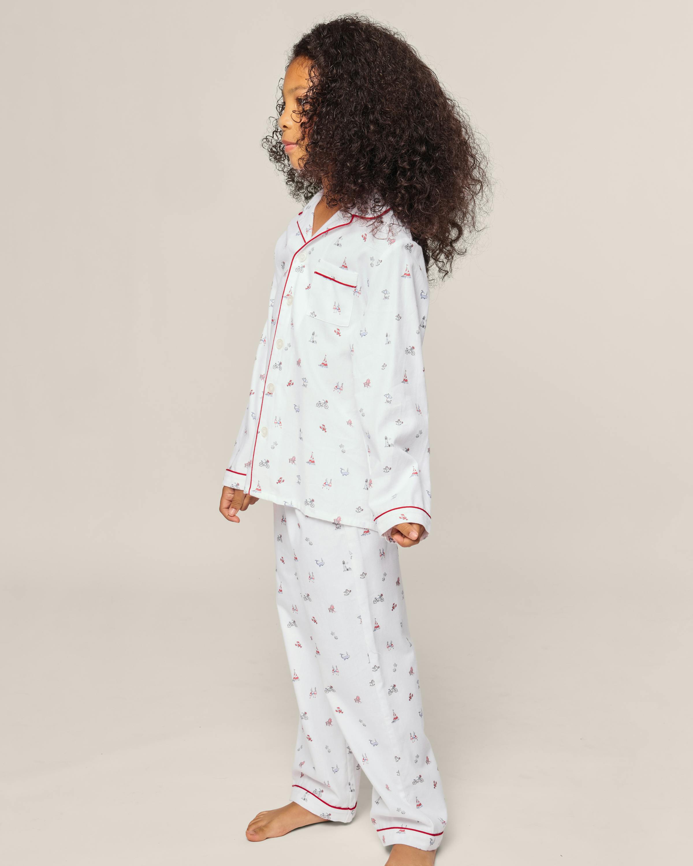 Kid's Twill Pajama in Coastal Charms