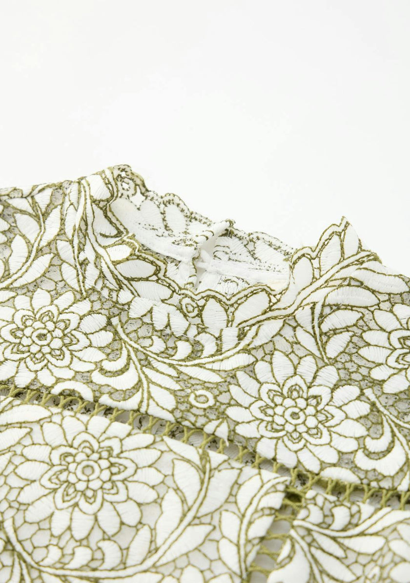 Primrose Embroidery Mini Dress