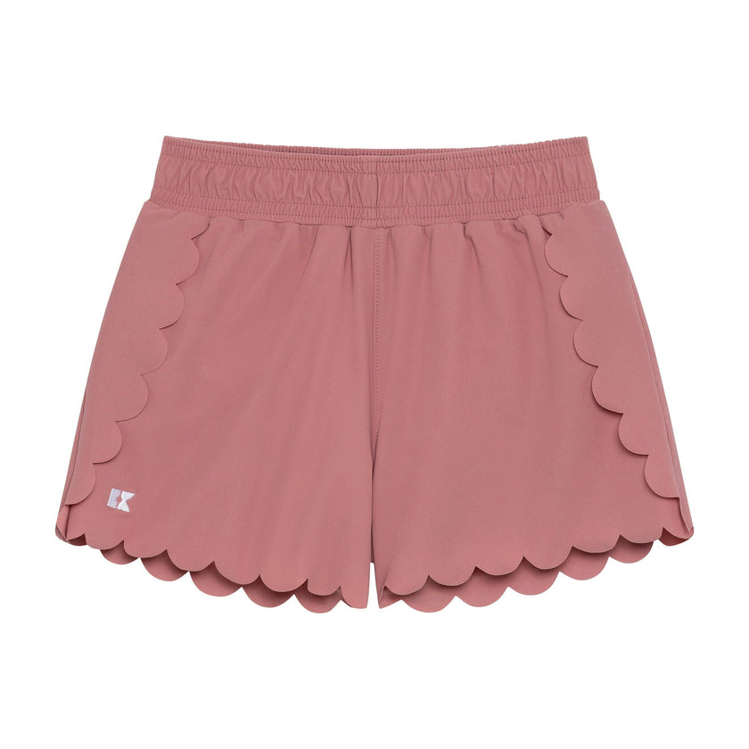Girls Scalloped Super Short