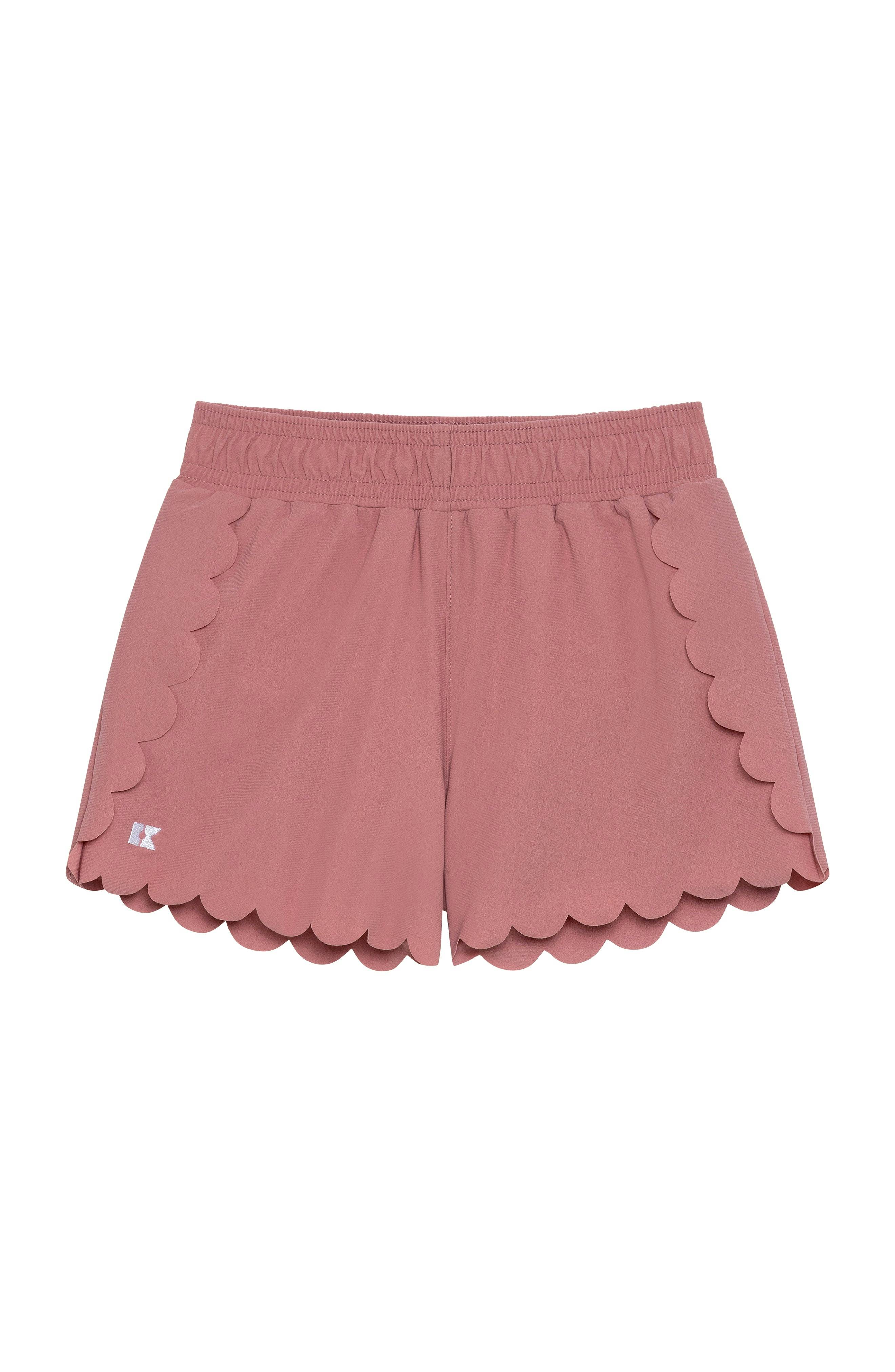 Girls Scalloped Super Short