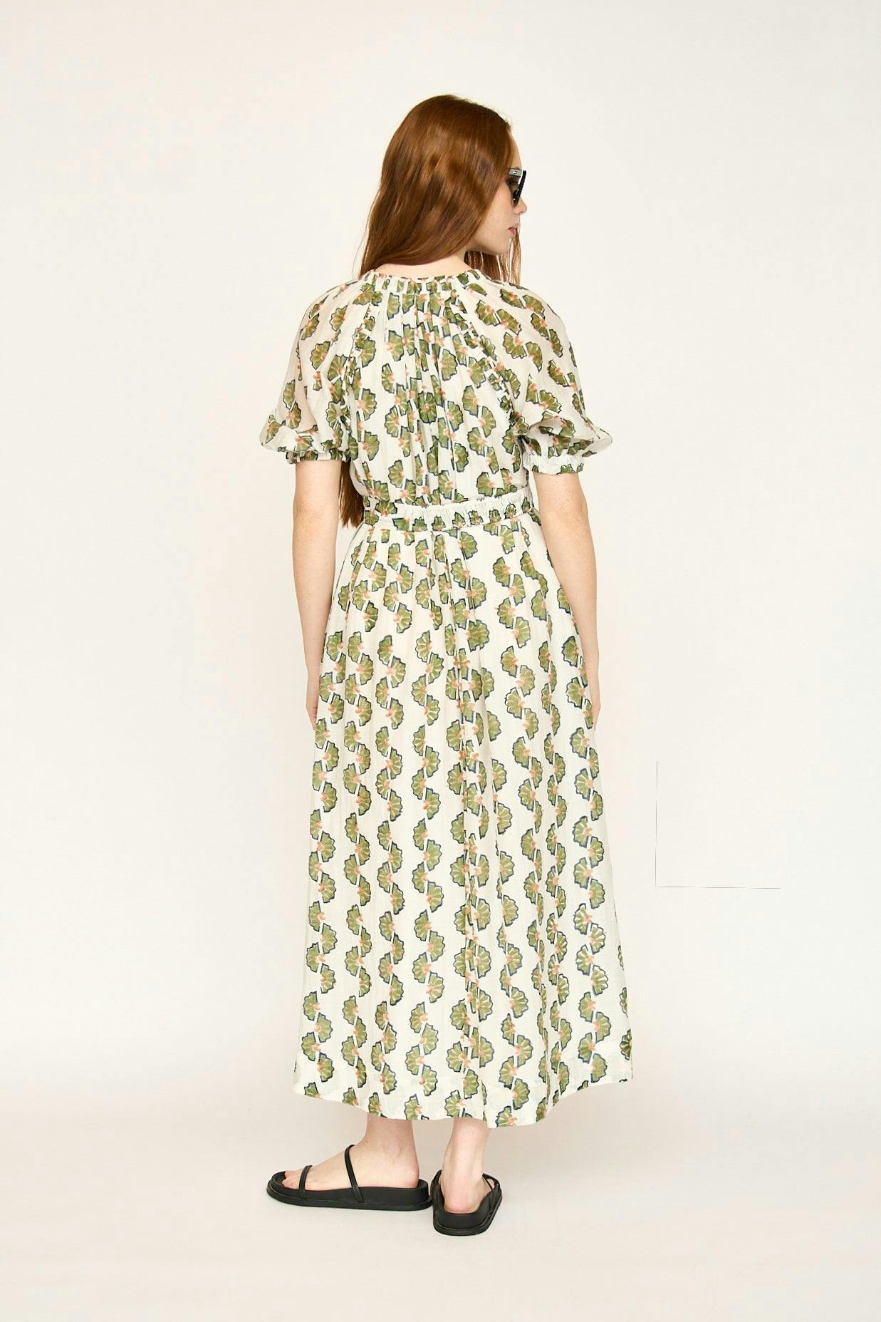 Somerset Dress in Dill Orchard Road