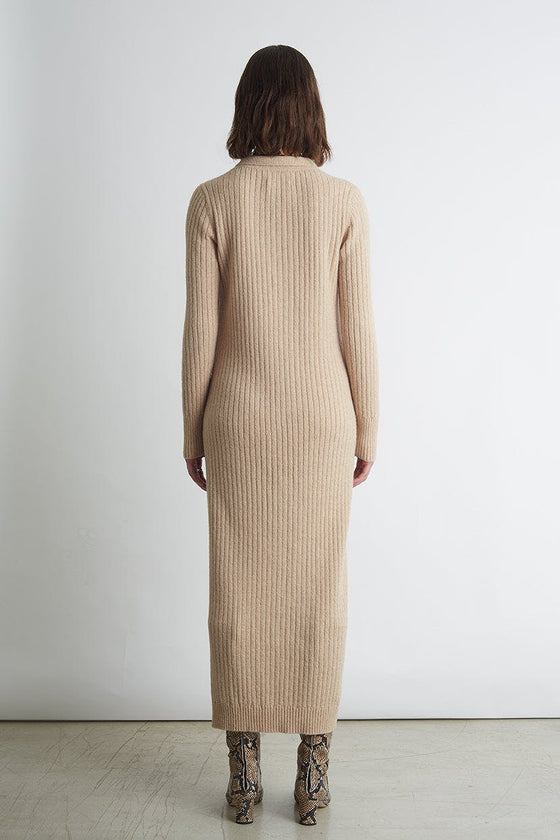 EDEN DRESS | PALE CAMEL