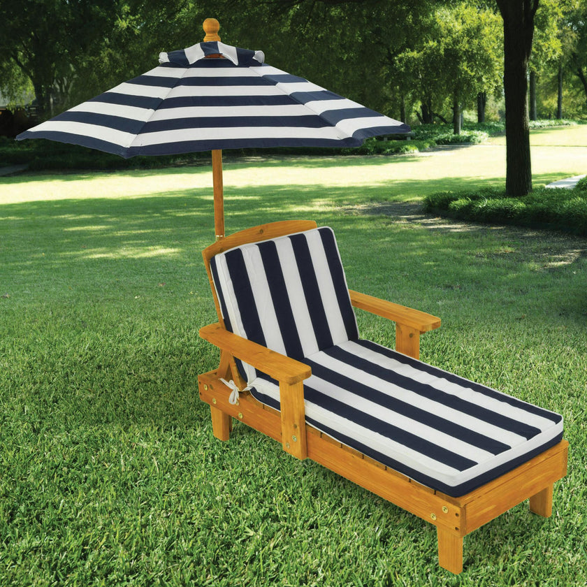 Outdoor Chaise With Umbrella
