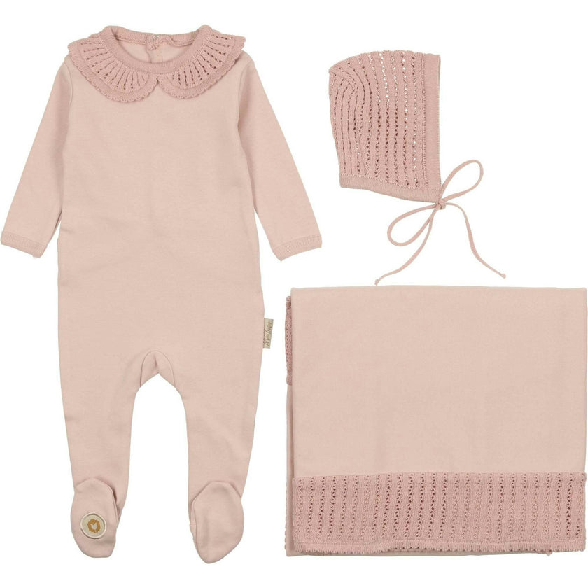 Graceful Collar Layette Set