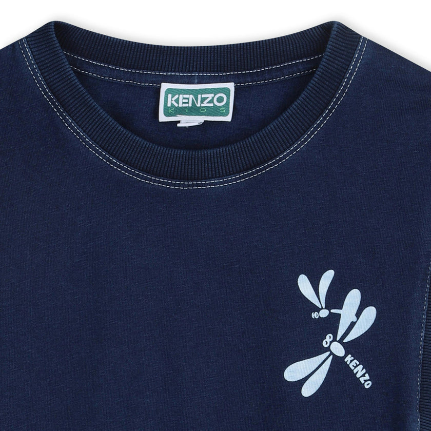 Medieval Blue Sleeveless Logo Top