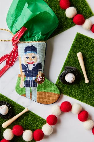 Festive Fastball Nutcracker (Baseball)