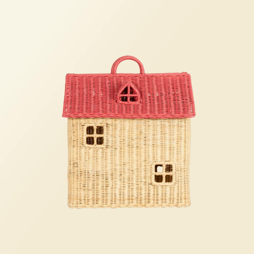 Handcrafted - Amy Dollhouse Tote - Rattan Wicker