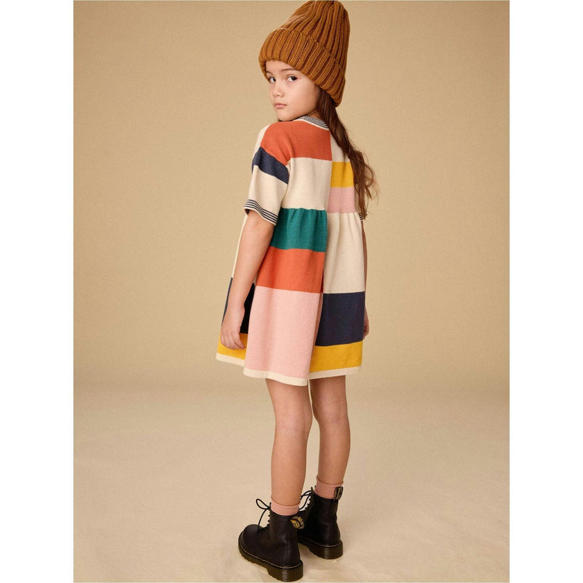 Colorblock Sweater Dress, Multi