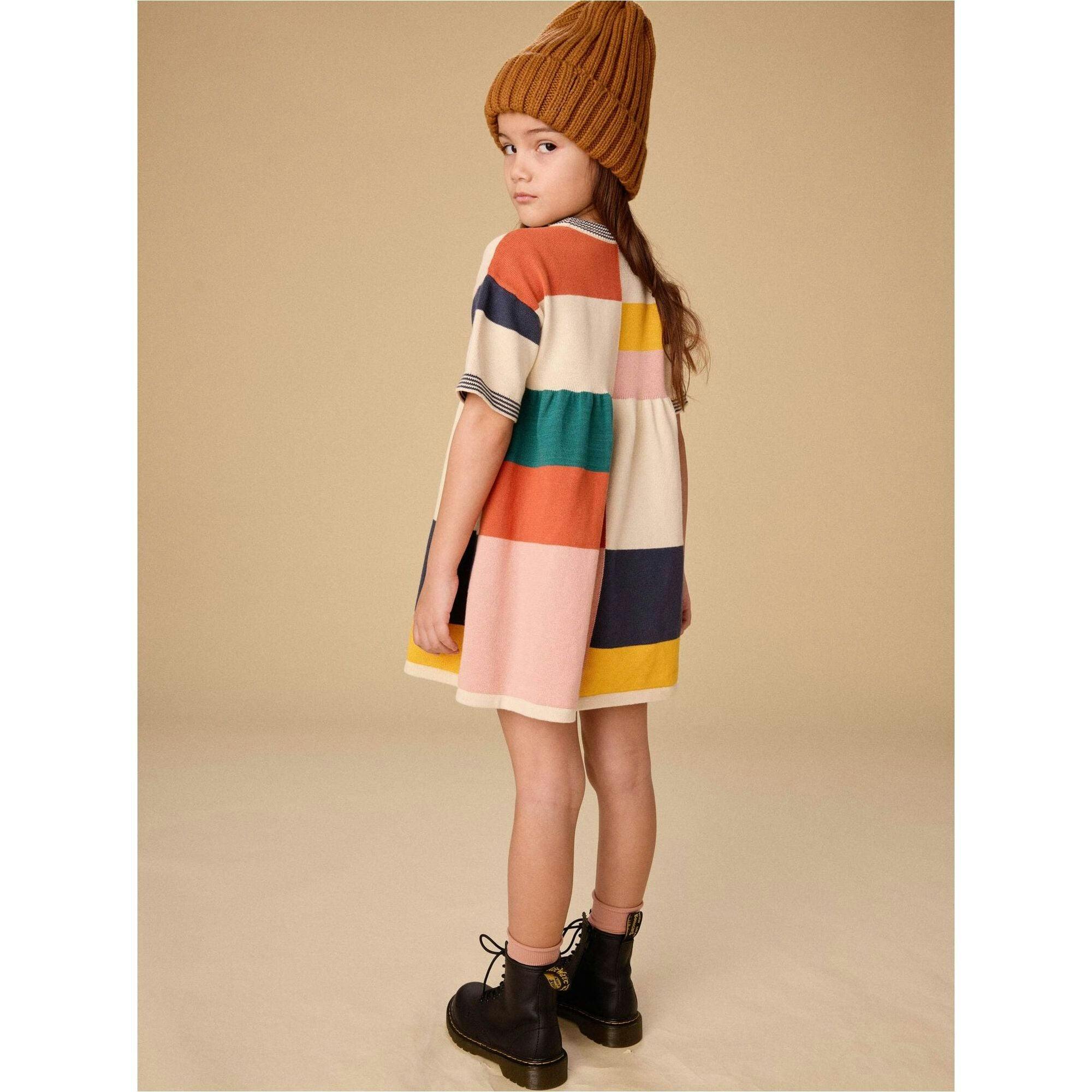 Colorblock Sweater Dress, Multi