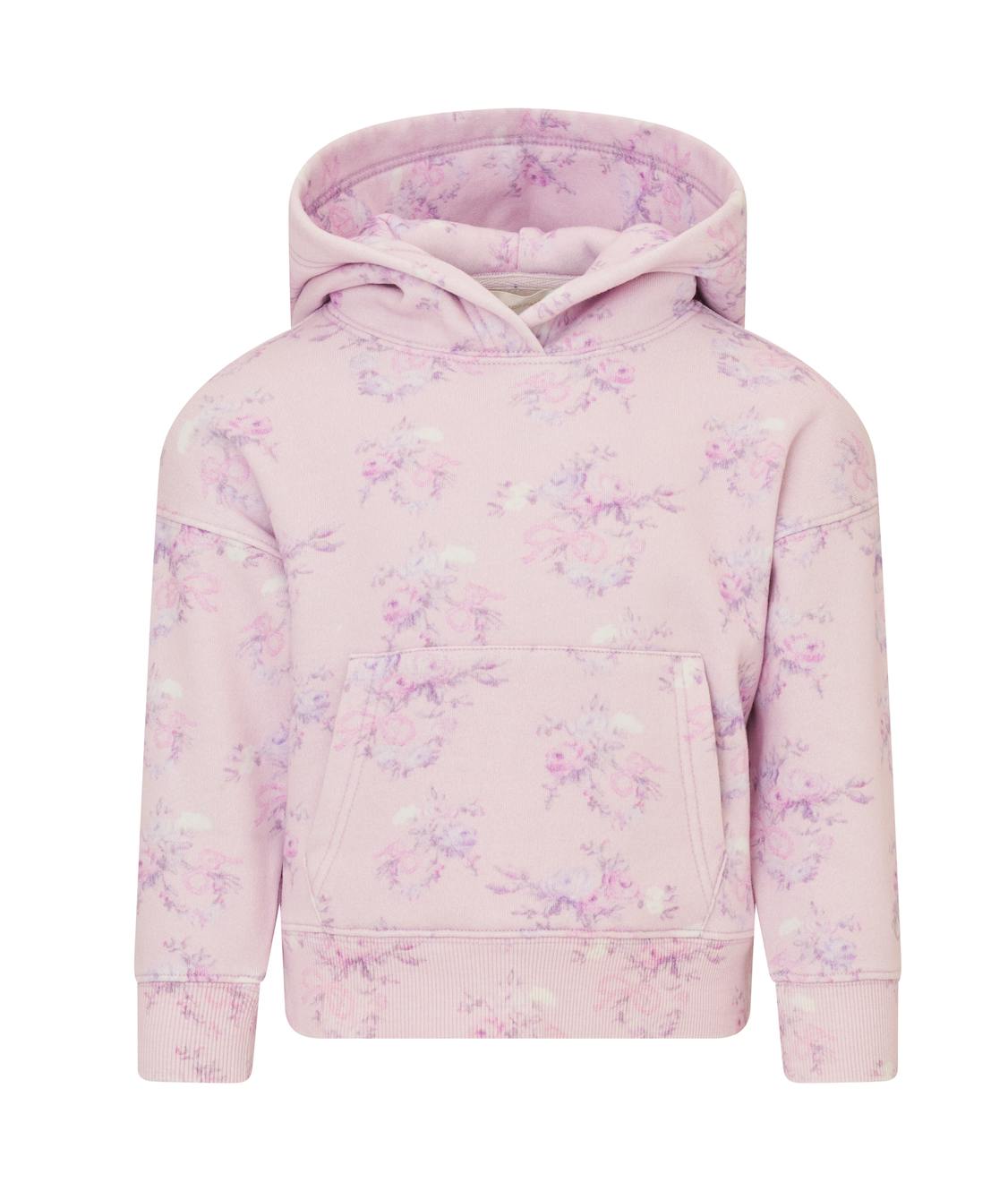 Nocova Tween Hoodie, Iced Mauve Floral
