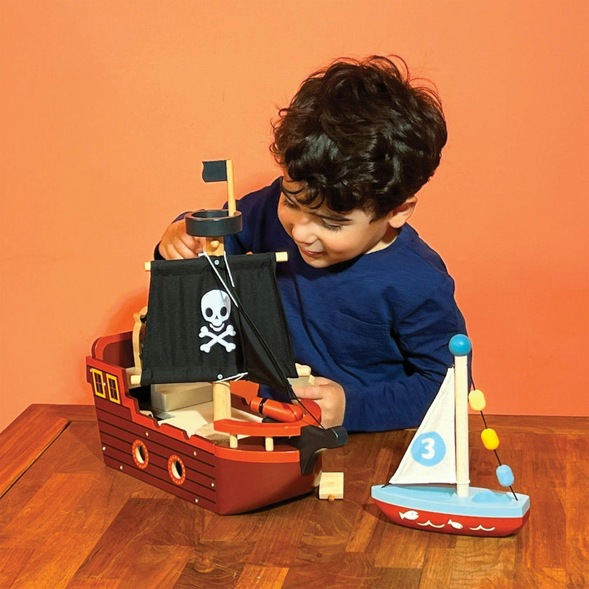 Wooden Sailing Boat
