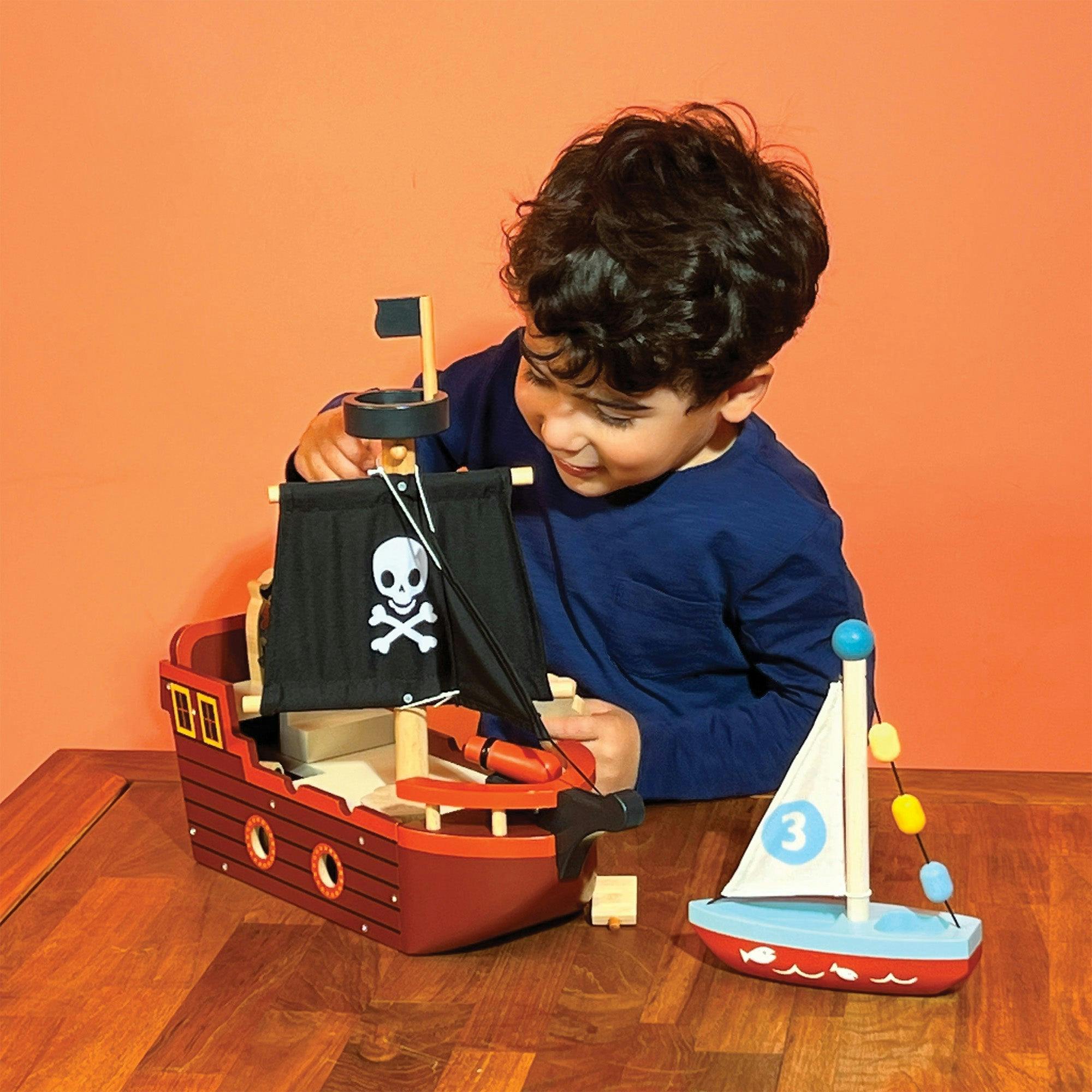 Wooden Sailing Boat