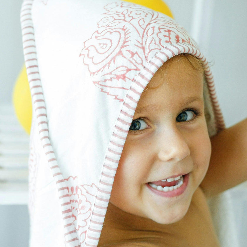 Block-Printed Terry Towel