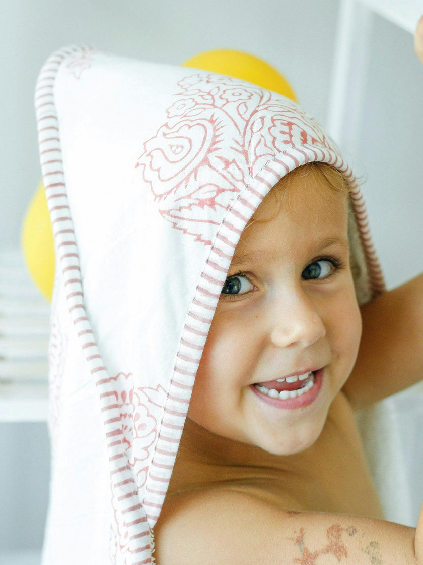 Block-Printed Terry Towel