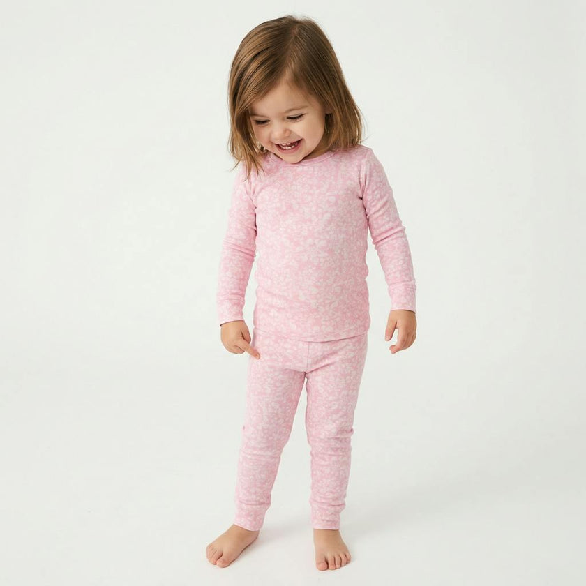 Petite Fleur Bamboo Toddler Pajama Set
