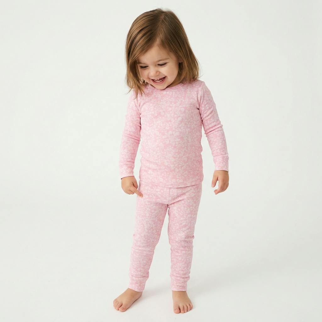 Petite Fleur Bamboo Toddler Pajama Set