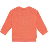 Crew Neck Neon Smiling Character Print Sweatshirt
