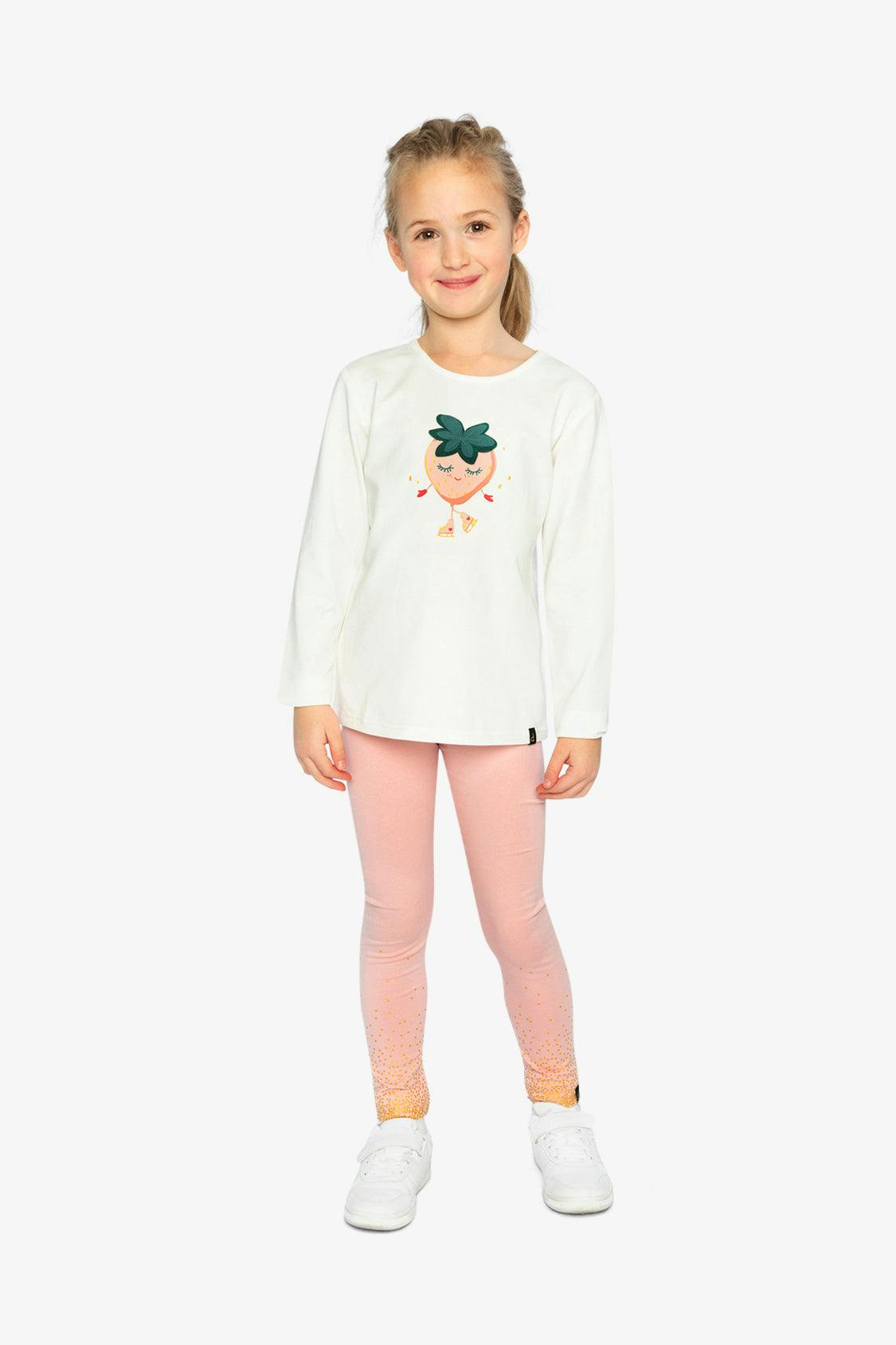 Organic Cotton Leggings Pale Dusty Pink