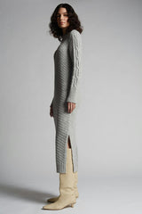 LORA SWEATER DRESS | PALE GREY