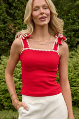 Sammi Top in Firework Red