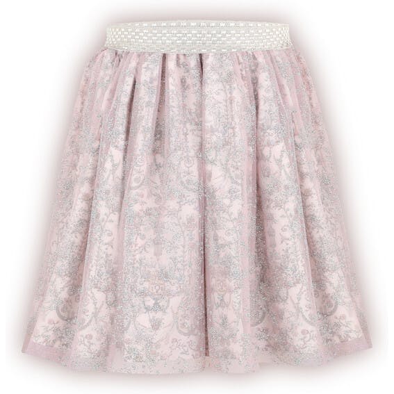Ballerina Skirt - Pink Sparkle Toile de Jouy