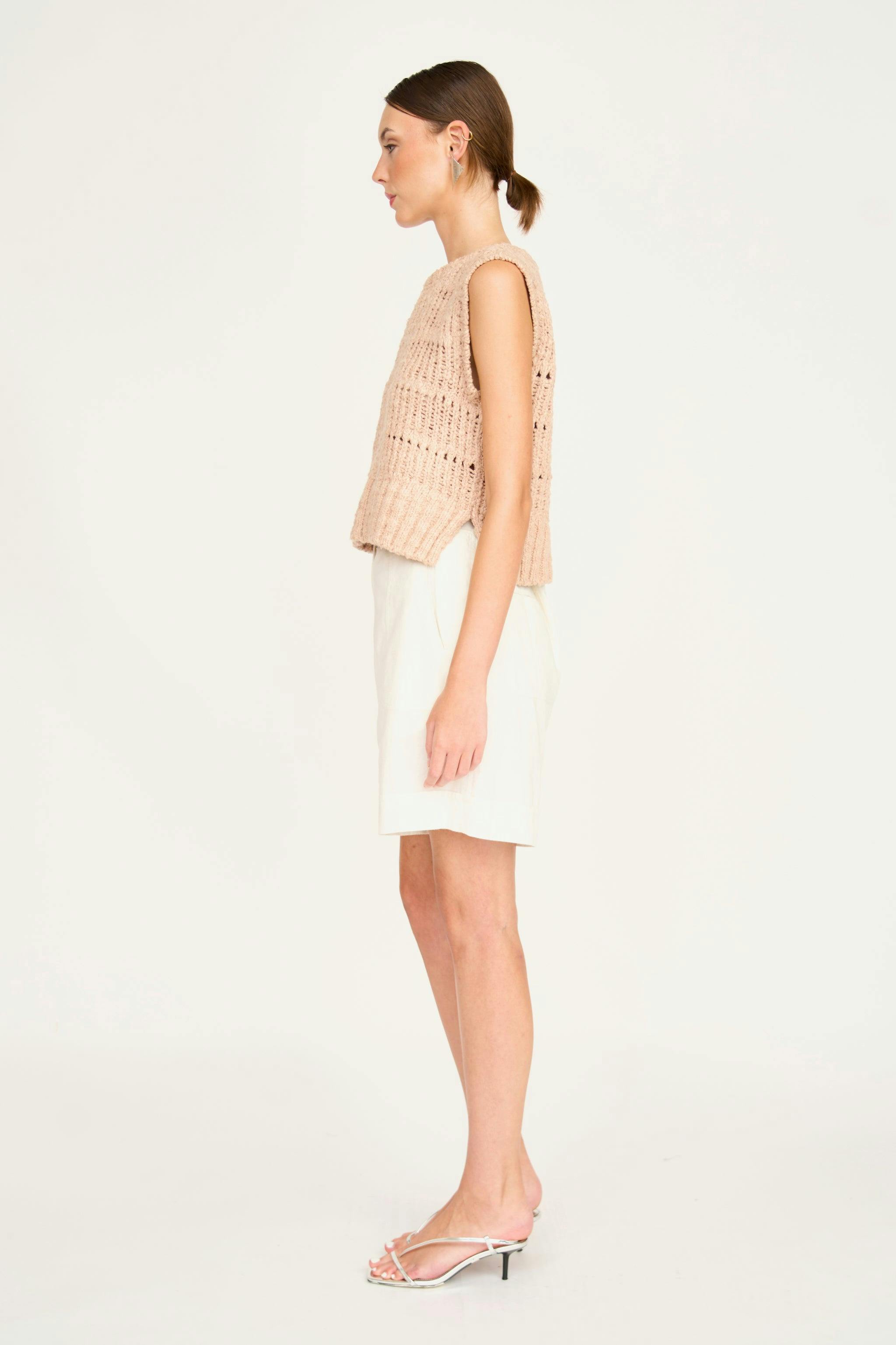 Bermuda Short in White