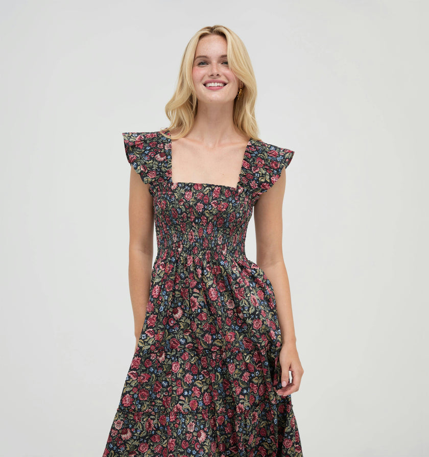 The Ellie Nap Dress -  Jacobean Sprig