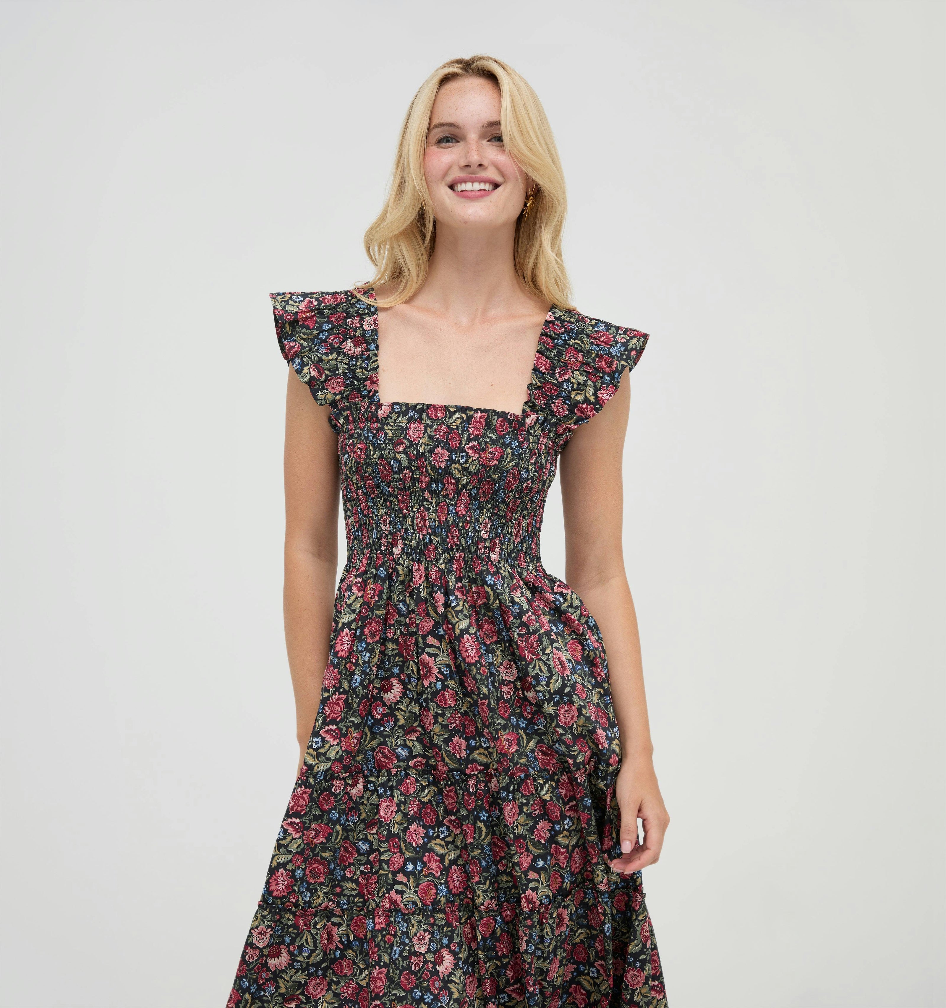 The Ellie Nap Dress -  Jacobean Sprig