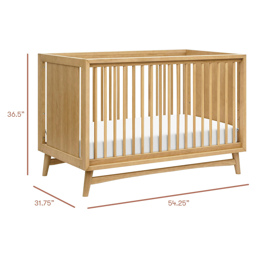 Babyletto Peggy 3-in-1 Convertible Crib with Toddler Bed Conversion Kit