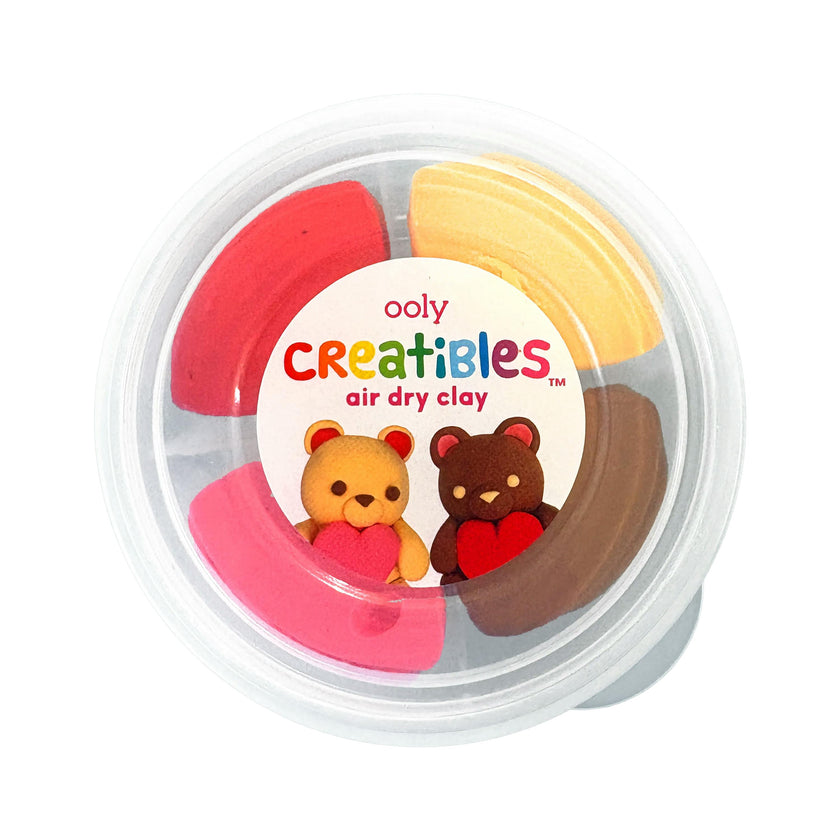 Creatibles Mini Air Dry Clay Kit - Lovely Bears BFFs - 2 Designs