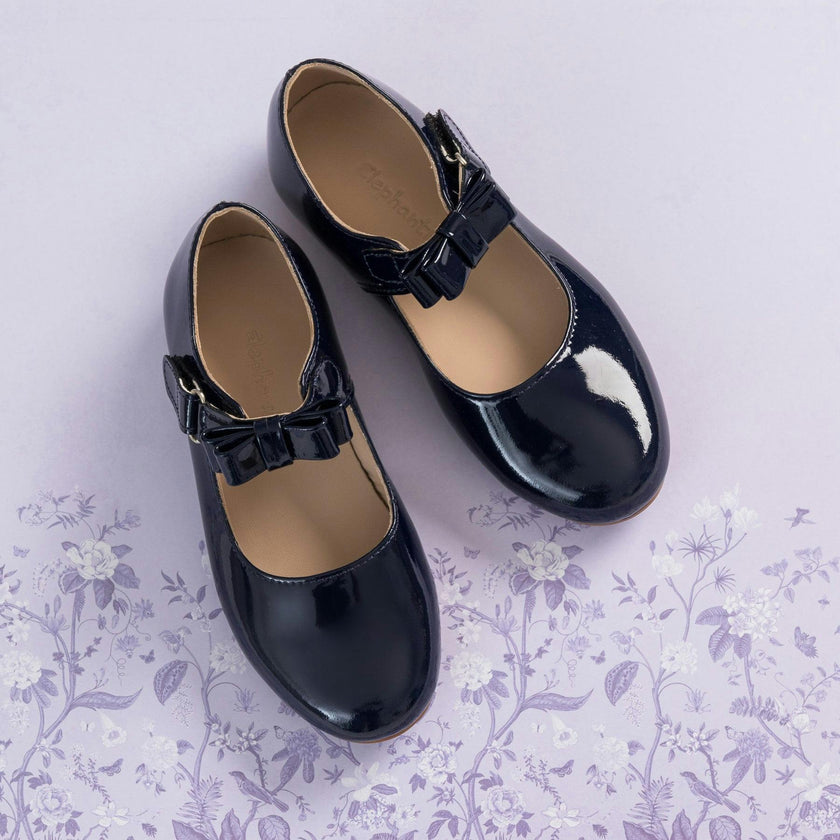 Charlotte Mary Jane | Blue Leather