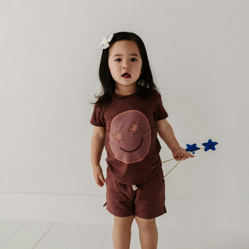 Girl's Short Sleeve Tee American Mini