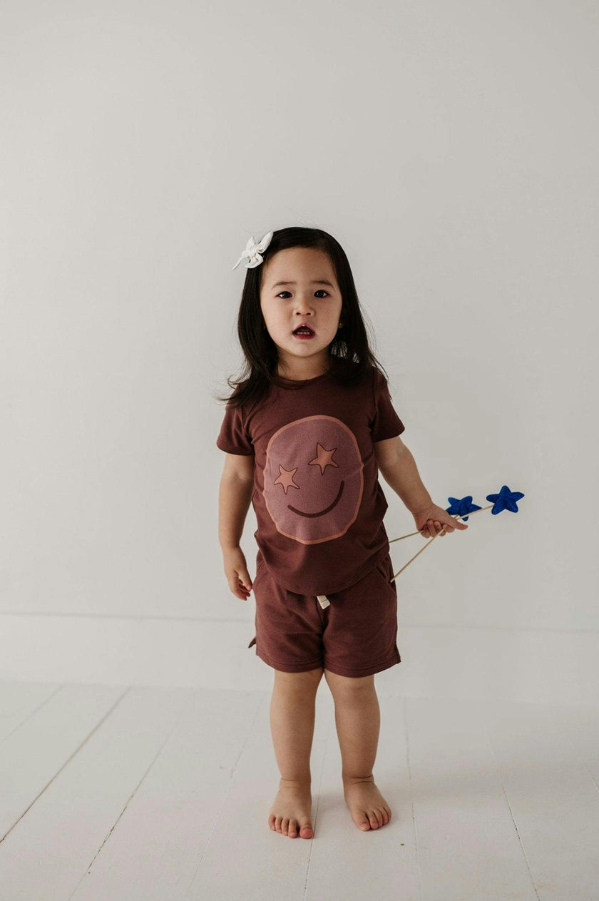 Girl's Short Sleeve Tee American Mini