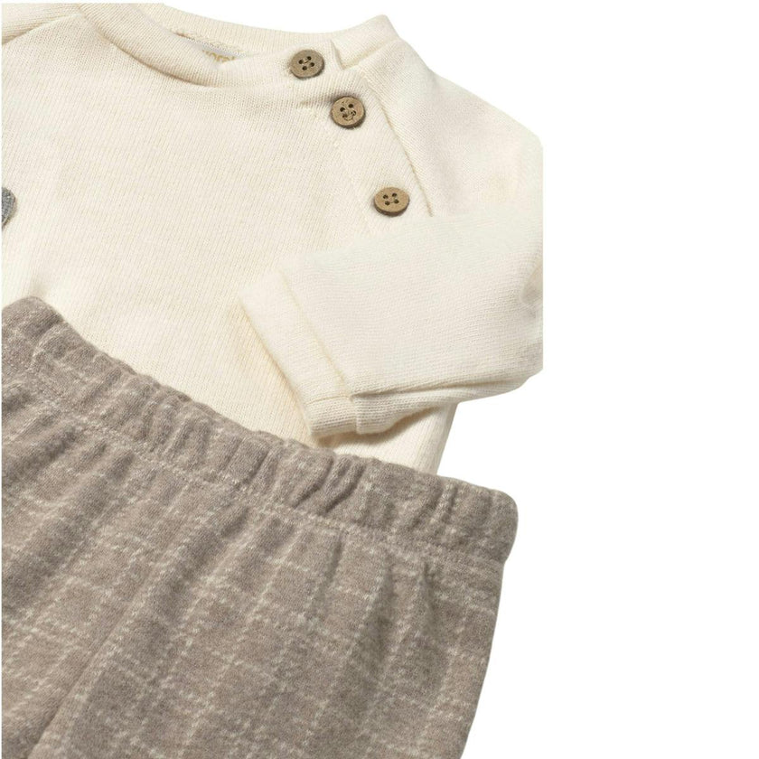 Newborn Boy Pants and Sweater Set