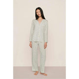 Gisele Printed TENCEL™ Modal Long PJ Set, White
