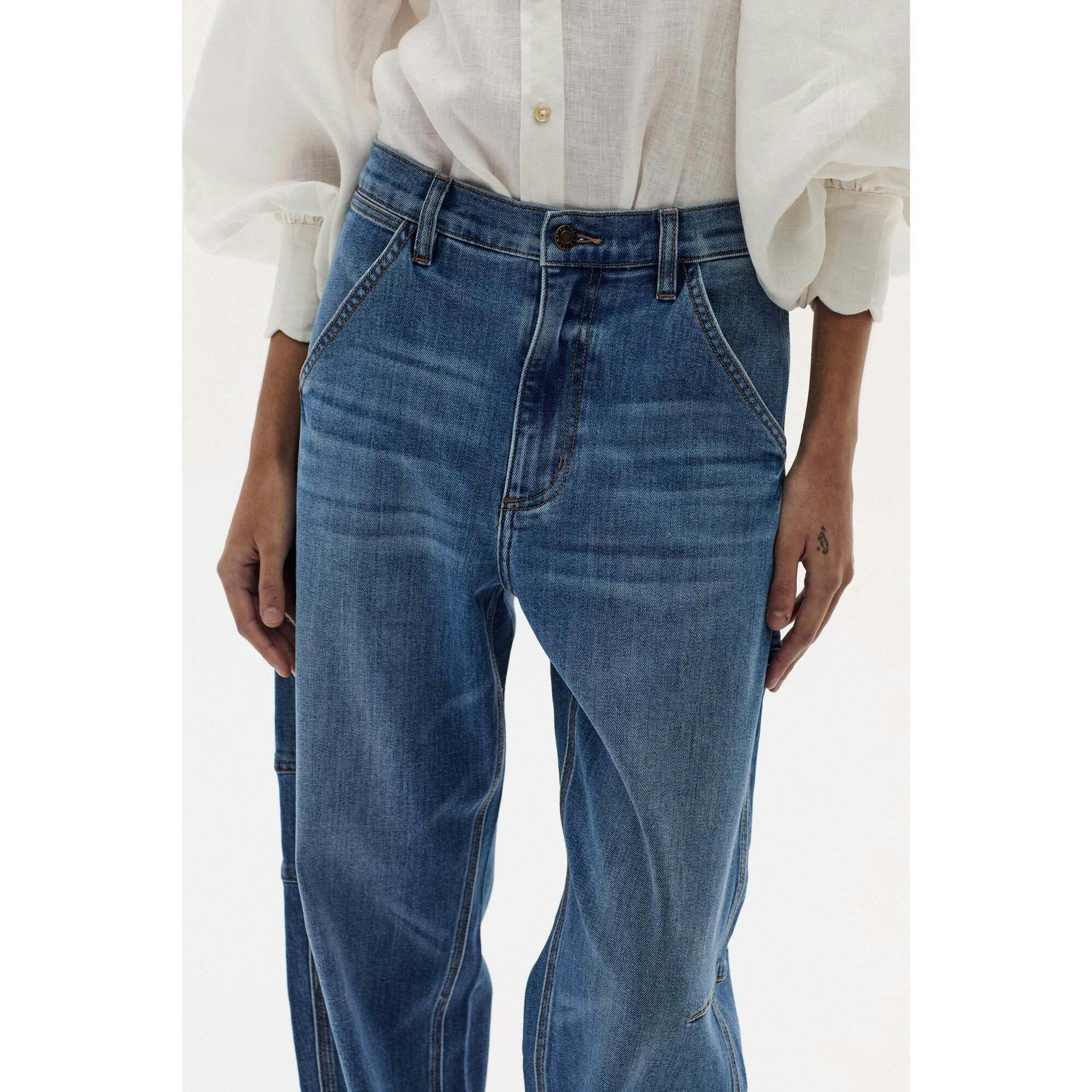 Ambar Denim Pants - Washed Indigo