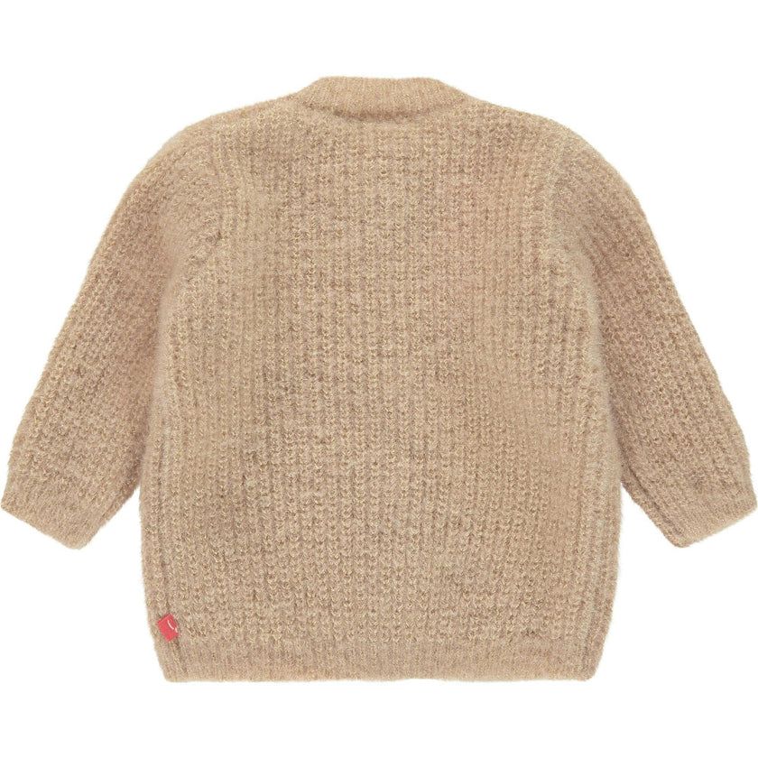 Fuzzy Button Up Cardigan
