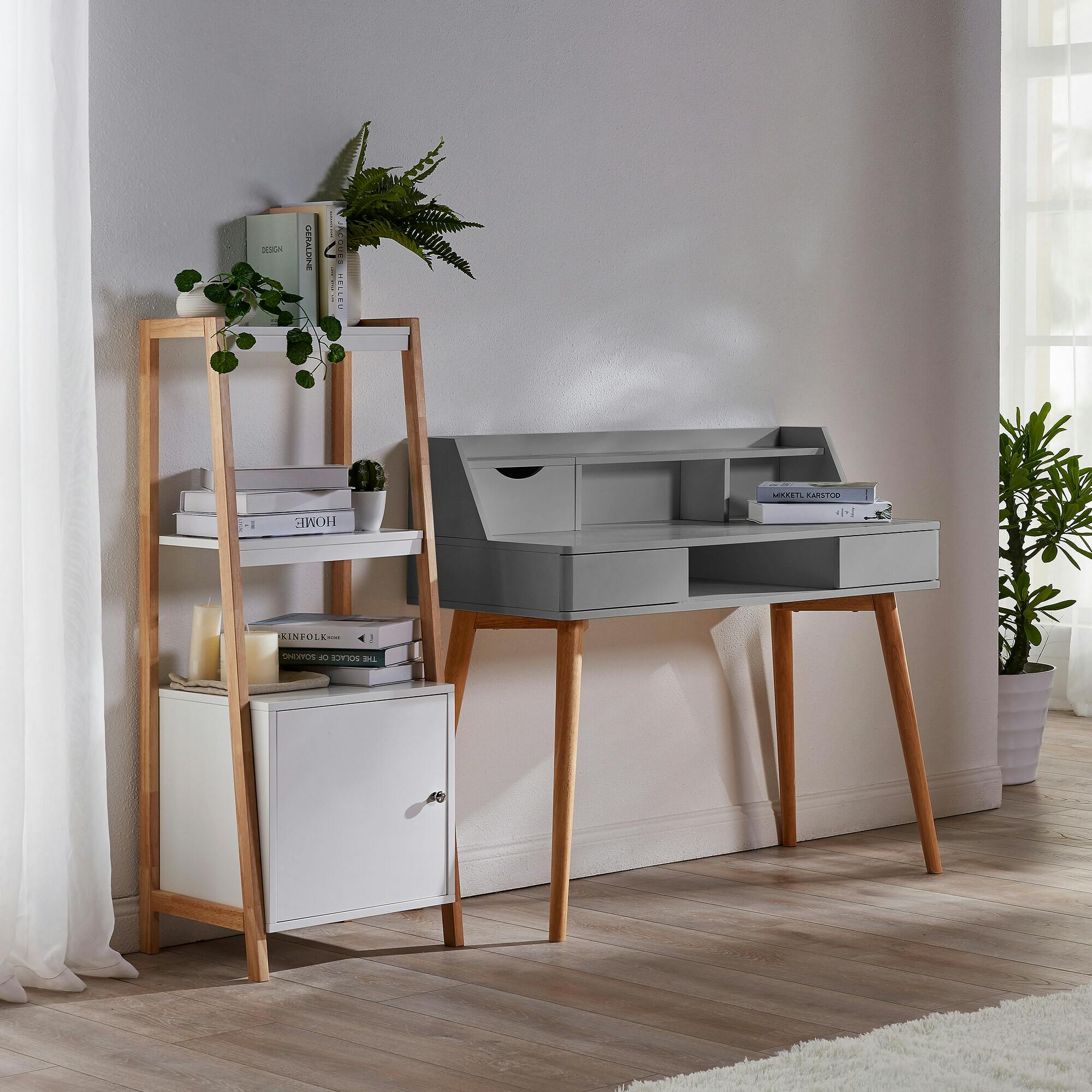 Creativo Wooden Writing Desk with Storage