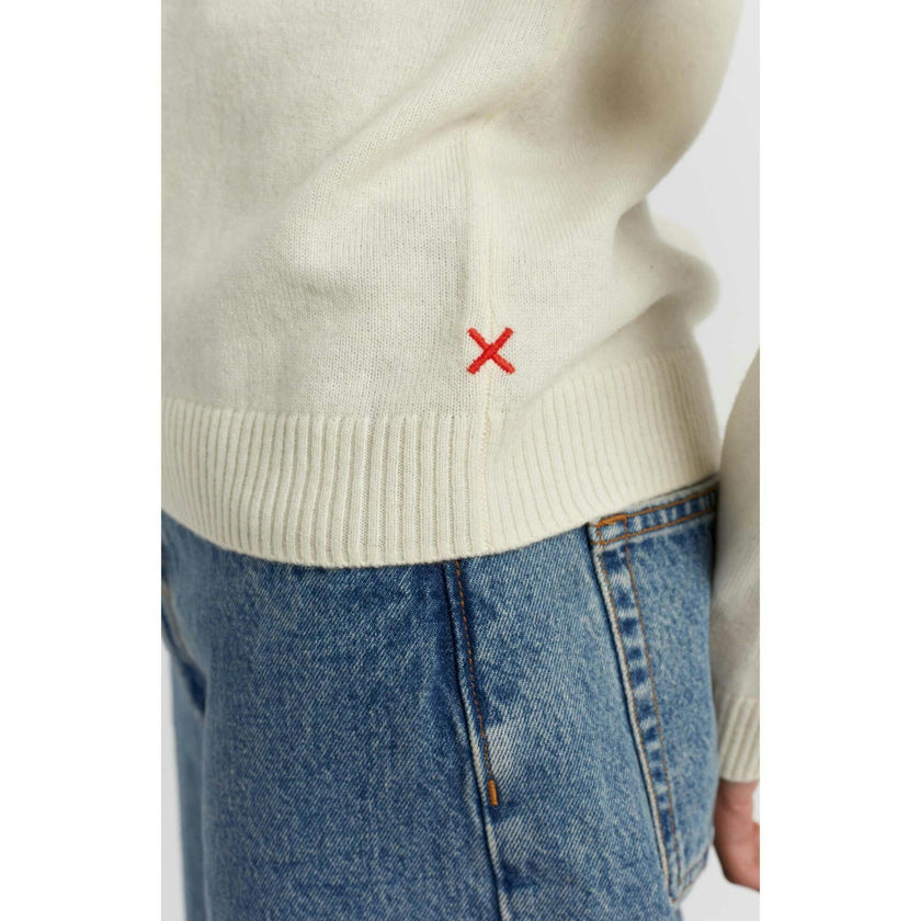 Wool Cashmere Polo Sweater