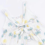 Palm Trees and Rainbows - Tie Back Romper
