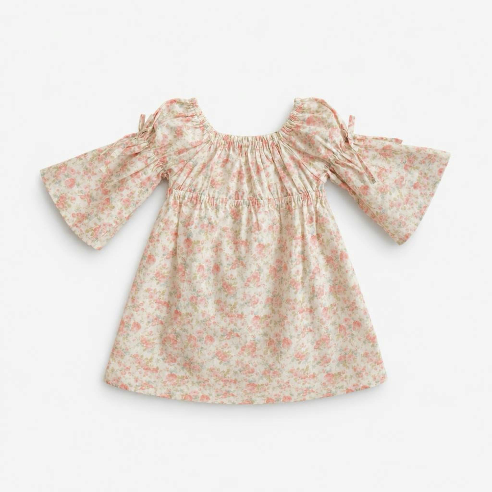 Kennedi Bell Sleeve Dress |Pink Blossom