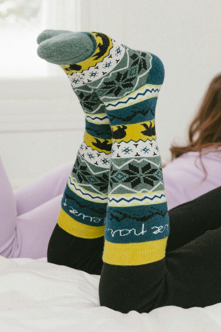 Ski Socks Navy Blue