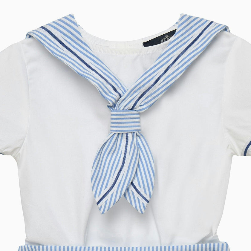 Edward Sailor Set in Pale Blue Stripe