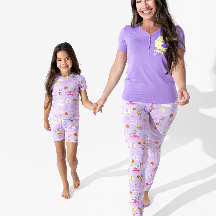 Lola Bunny Bamboo Kids Pajama Short Set