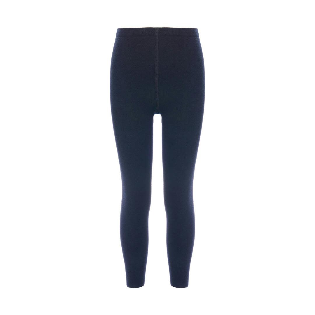 Navy Bamboo Cotton Tights