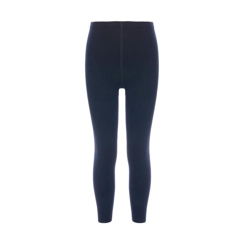 Navy Bamboo Cotton Tights