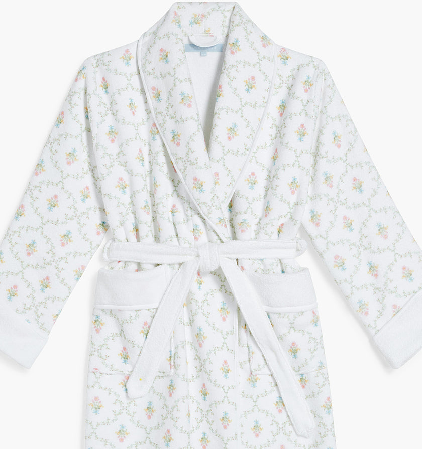 The Hotel Robe - Pastel Trellis